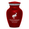 Bronco Keepsake Urn - Ruby Red