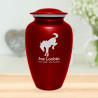Bronco Cremation Urn - Ruby Red