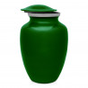 Large Pawprint Pet Cremation Urn - Shamrock Green