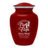 Flip Flops Sharing Urn - Ruby Red