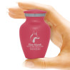 Fox Keepsake Urn - Rose Pink