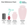 Fox Keepsake Urn - Rose Pink