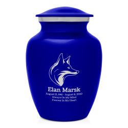 Fox Sharing Urn - Midnight...