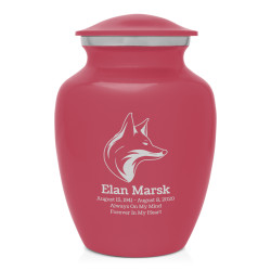Fox Sharing Urn - Rose Pink