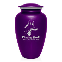Fox Cremation Urn - Purple...