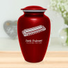 Harmonica Cremation Urn - Ruby Red Harmonica Cremation Urn - Ruby Red