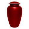 Pentagram Cremation Urn - Ruby Red