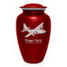 C130 Plane Cremation Urn - Ruby Red