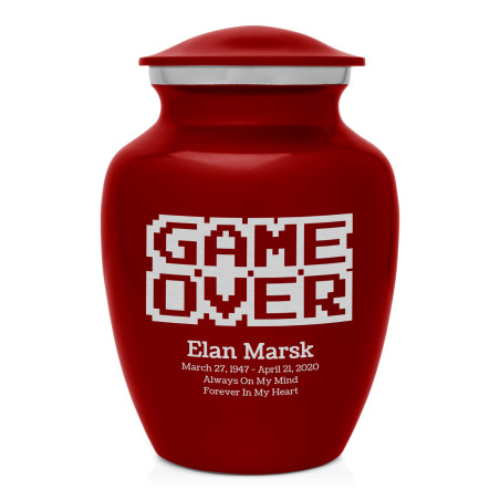 Game Over Sharing Urn - Ruby Red Game Over Sharing Urn - Ruby Red