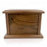 American Flag Bald Eagle Cremation Urn - Prestige Walnut