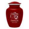 Camera Sharing Urn - Ruby Red