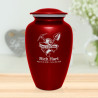 Miner Cremation Urn - Ruby Red