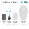 Excavator Keepsake Urn - Gunmetal Gray