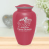 Buffalo Cremation Urn - Rose Pink