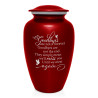 Goodbyes Are Not Forever Cremation Urn - Ruby Red