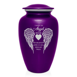 Wife Cremation Urn - Purple...