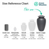 Extra Large Pitbull Pet Cremation Urn - Gunmetal Gray