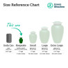 Keepsake Hamster Pet Cremation Urn - Shamrock Green