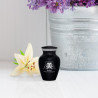Keepsake Hamster Pet Cremation Urn - Jet Black