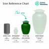 Sea Turtle Sharing Urn - Shamrock Green