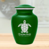 Sea Turtle Sharing Urn - Shamrock Green