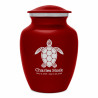 Sea Turtle Sharing Urn - Ruby Red