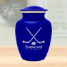 Hockey Sticks Sharing Urn - Midnight Blue