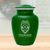 Police Sharing Urn - Shamrock Green