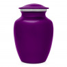 Caduceus Sharing Urn - Purple Luster