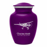 Airplane Sharing Urn - Purple Luster