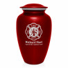 Firefighter Cremation Urn - Ruby Red Firefighter Cremation Urn - Ruby Red
