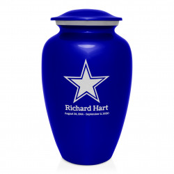 Dallas Star Cremation Urn -...