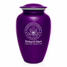 Army Cremation Urn - Purple Luster