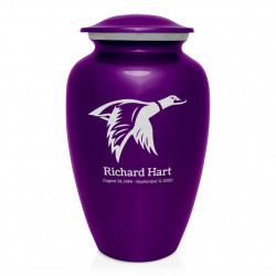 Duck Cremation Urn - Purple...