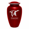 Duck Cremation Urn - Ruby Red