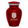 Police Keepsake Urn - Ruby Red