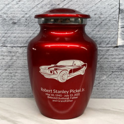 Customer Gallery - Muscle Car Sharing Urn - Ruby Red