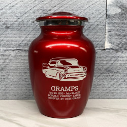 Customer Gallery - Classic Car Sharing Urn - Ruby Red