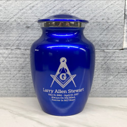 Customer Gallery - Masonic Sharing Urn - Midnight Blue