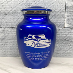 Customer Gallery - Classic Car Sharing Urn - Midnight Blue