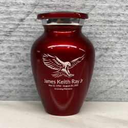 Customer Gallery - Eagle Keepsake Urn - Ruby Red