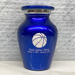 Customer Gallery - Basketball Keepsake Urn - Midnight Blue