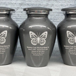 Customer Gallery - Butterfly Keepsake Urn - Gunmetal Gray
