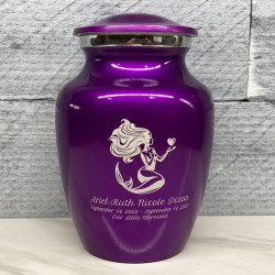 Customer Gallery - Mermaid Sharing Urn - Purple Luster