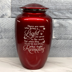 Customer Gallery - Light Remains Cremation Urn - Ruby Red