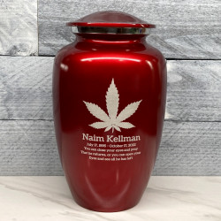 Customer Gallery - Marijuana Cremation Urn - Ruby Red