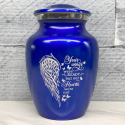 Customer Gallery - Your Wings Were Ready Sharing Urn - Midnight Blue