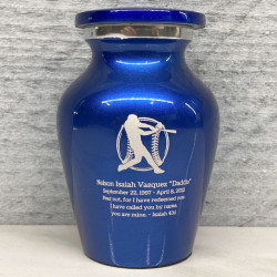 Customer Gallery - Baseball Keepsake Urn - Midnight Blue