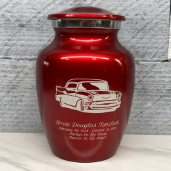 Customer Gallery - Classic Car Sharing Urn - Ruby Red