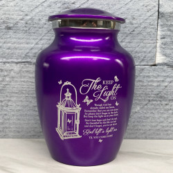 Customer Gallery - Keep the Light On Sharing Urn - Purple Luster